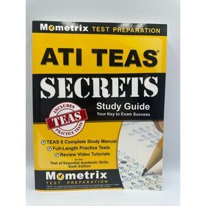 ATI TEAS Secrets Study Guide Sixth Edition Paperback Test Prep 2019 Mometrix